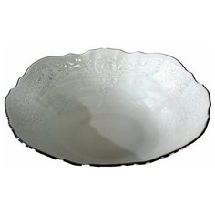 Салатник круглый 19 см, Bernadotte; декор "Деколь, отводка платина Thun1794