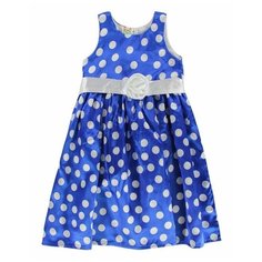 Платье Damy-M размер 104, синий/белый