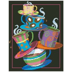 Алмазная мозаика Паутинка Кофе, чай 31*40 см (ПАУ. М228)