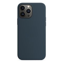 Накладка силикон Deppa Liquid Silicone Pro для Apple iPhone 13 Pro Max Синий арт.88104