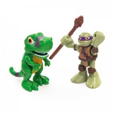 Фигурка TMNT (Черепашки Ниндзя) Дино Дона с Тирексом, серия Pre Cool (96124) Playmates Toys