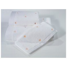 Soft cotton LOVE банное полотенце белый-персиковый