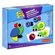 Мягкий конструктор Bondibon «Забавные зверушки