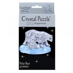 3D Головоломка Crystal Puzzle «Два белых медведя», Кристалл Пазл