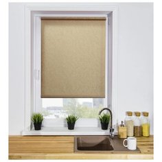 Рулонная штора LM DECOR "Жаккард" 04, 130х170см.