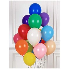 Воздушные шары "Пастель ассорти" (50 шт. 25 см Волшебный мир