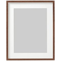 Деревянная фоторамка, рамка для фотографии 40х50, с паспарту 30х40, wood, коричневая GF 4578