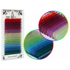 LOVELY Ресницы палитра "Феерия" - 20 линий (изгиб C; толщина 0,07; длина 12)