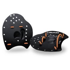 Лопатки для плавания HEAD FLAT, Цвет - черный; Размер - L/XL; Материал - Пластик