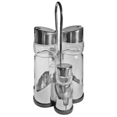 Набор емкостей на подставке RETTAL "Масло, уксус, соль"