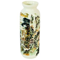 Ваза "Пейзаж" 30 см белая Rettal