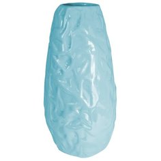 Ваза Rettal перламутровая голубая 18*5 см