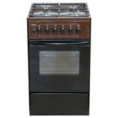 Газовая плита с электрической духовкой Лысьва ЭГ 401-2у коричневая
