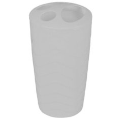 Стакан для щеток "Волна" серый Rettal