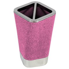 Стакан для щеток "Жемчужина" розовый Rettal