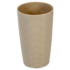 Стакан для ванной комнаты "Волна" коричневый Rettal