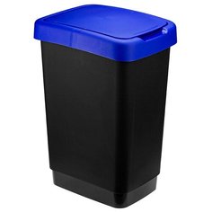 Контейнер для мусора твин 25 л. Синий Idea (М Пластика)