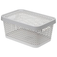 Коробка пирула 4,5 л с крышкой, цвет смоки Idea (М Пластика)