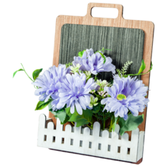 Панно с искусcтвенными цветами 30 см Rettal