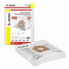 Мешки пылесборники для пылесоса LG, 12 шт синтетические, многослойные + 2 микрофильтра