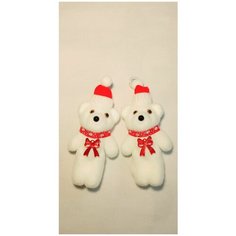 Набор елочных украшений Медвежонок 2 шт, 14 см Rettal