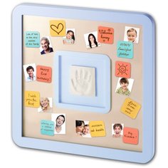 Рамка для слепка-отпечатка ручки или ножки ребенка, baby art message print frame, доска для пожеланий GF 2636