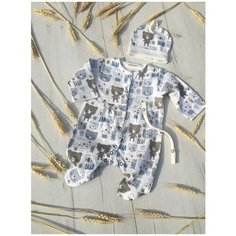 Комбинезон с ленточкой для соски Jolly Baby