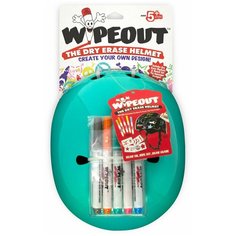 Шлем с фломастерами Wipeout Teal Blue (M 5+)
