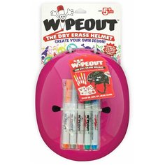 Шлем с фломастерами Wipeout Neon Pink (M 5+)