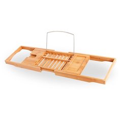 Полка- столик из бамбука для ванной комнаты BOO- BS002 ORION, коллекция Eco life, 70x22,8x5,3 см Орион