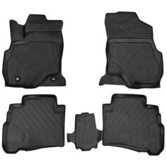 Коврики 3D в салон TOYOTA Fortuner, 01/2017-> 4шт. (полиуретан) Element