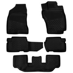 Коврики 3D в салон TOYOTA Wish 4WD (25), 2009-2012, 2012->, Мв правый руль, 5 шт. (полиуретан) Element