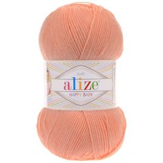 Пряжа для вязания Ализе Happy Baby (65% акрил, 35% полиамид) 5х100г/350м цв.282 св. персиковый ALIZE ANG. HAP. BABY.282