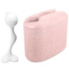 Контейнер для хранения продуктов HOT STUFF M Organic розовый Koziol