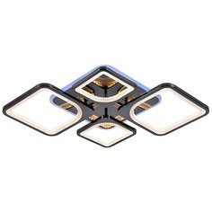 Светодиодная люстра 8075/2+2 PBK 88W+12W RGB Profit Light