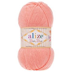 Пряжа для вязания Ализе Baby Best (90% акрил, 10% бамбук) 5х100г/240м цв.145 персиковый ALIZE BABY. BEST.145