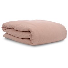 Пододеяльник изо льна цвета пыльной розы Essential, 200х200 см Tkano