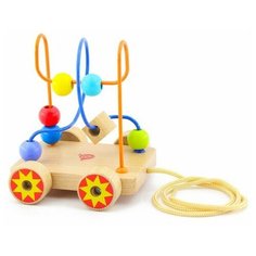 MDI-LL150 Мир деревянных игрушек Развивающий Лабиринт-каталка с бусинами - деревянная игрушка