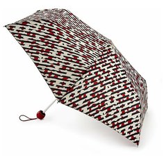 L718-3554 DiagonalStripeLip (Диагональ губ) Зонт женский механика Lulu Guinness Fulton