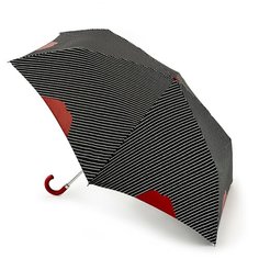 L718-3553 Pinstripelip (Полоски и губы) Зонт женский механика Lulu Guinness Fulton