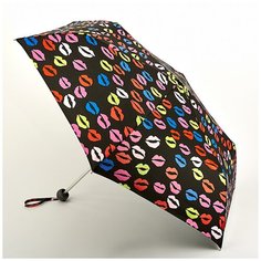 L869-3796 BlotLips (Разноцветные губы) Зонт женский механика Lulu Guinness Fulton