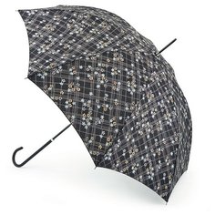 L600-2633 CheckFloral (Клетка с цветами) Зонт женский трость Fulton