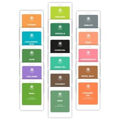 Тканевая маска для лица «Name Skin Care» набор 16 штук ( 16 видов масок ), Корея
