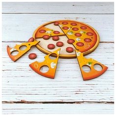 097104 WoodLand Toys Обучение счету «Пицца»