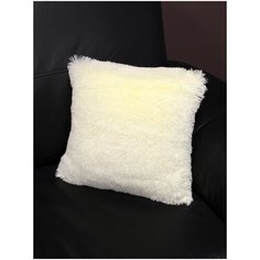 Подушка декоративная MATEX PLUSH молочный, без наволочки, 35х35 см МАТЕx