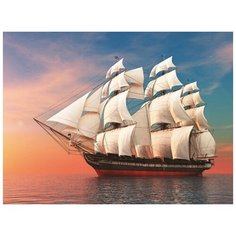 Алмазная мозаика 15х20 утренний пейзаж (10 цветов) Molly