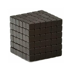 Forceberg TetraCube - куб из магнитных кубиков 4 мм, черный, 216 элементов