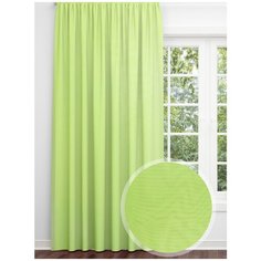 Штора Amore Mio RR MS-106 Однотонная вуаль 6,0*2,7 1шт. салатовый