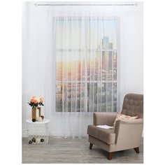 Тюль Amore Mio RR RAIN Organza на ленте 270 см, 1 шт. белый