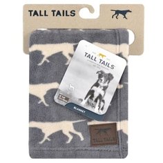Одеяло для животных флис ROSEWOOD "Tall Tails", серое с собаками, 76х102см (Великобритания)